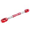 HANSWD Aluminum Motorcycle Handlebar Stylish Adjustable Crossbar Braces for 22mm Diameter Clamps Brace, (Red)