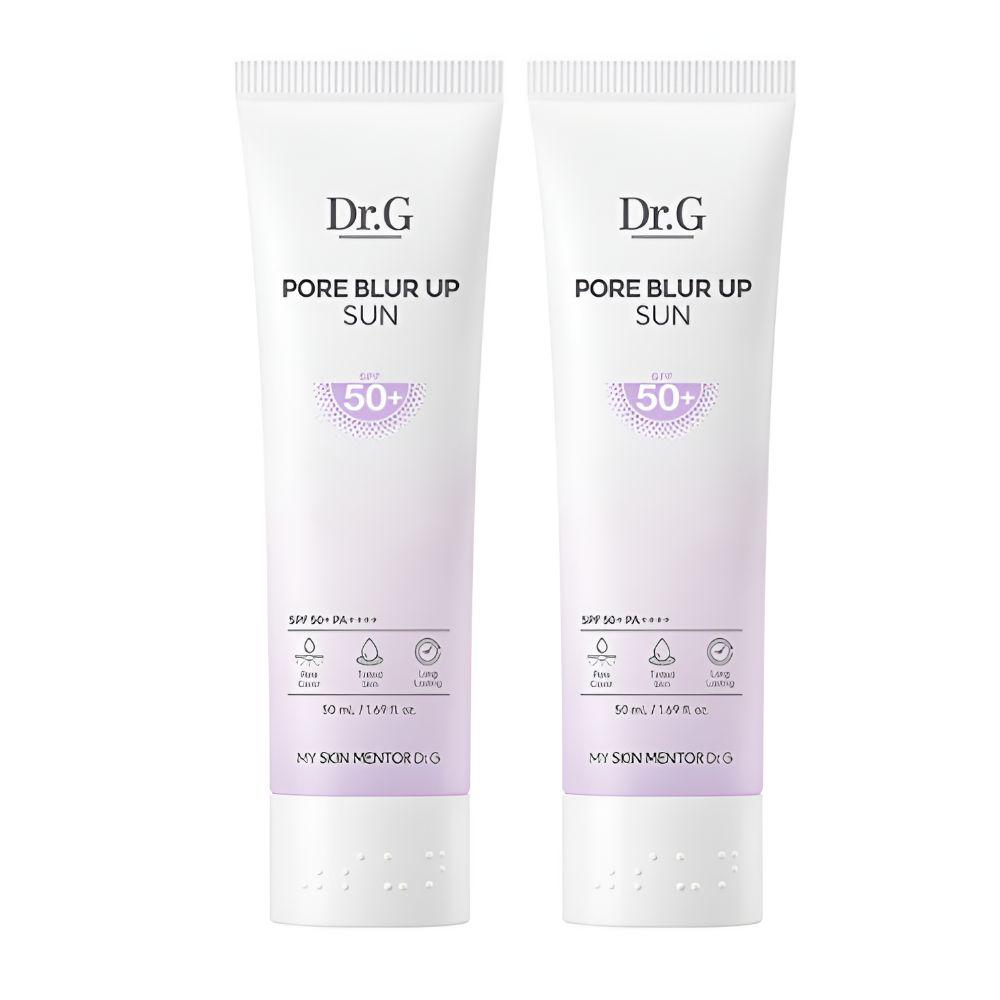 Dr.G Pore Blur Up Sunscreen SPF50+ PA++++ Pore Blurring Matte Sun Cream Duo 50ml x 2