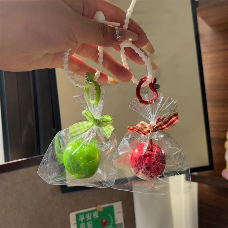 Creative Dopamine Fruit Charm Keychain Symbolizing Joy And Satisfaction For Fashion Accessory And Practical Daily Use
