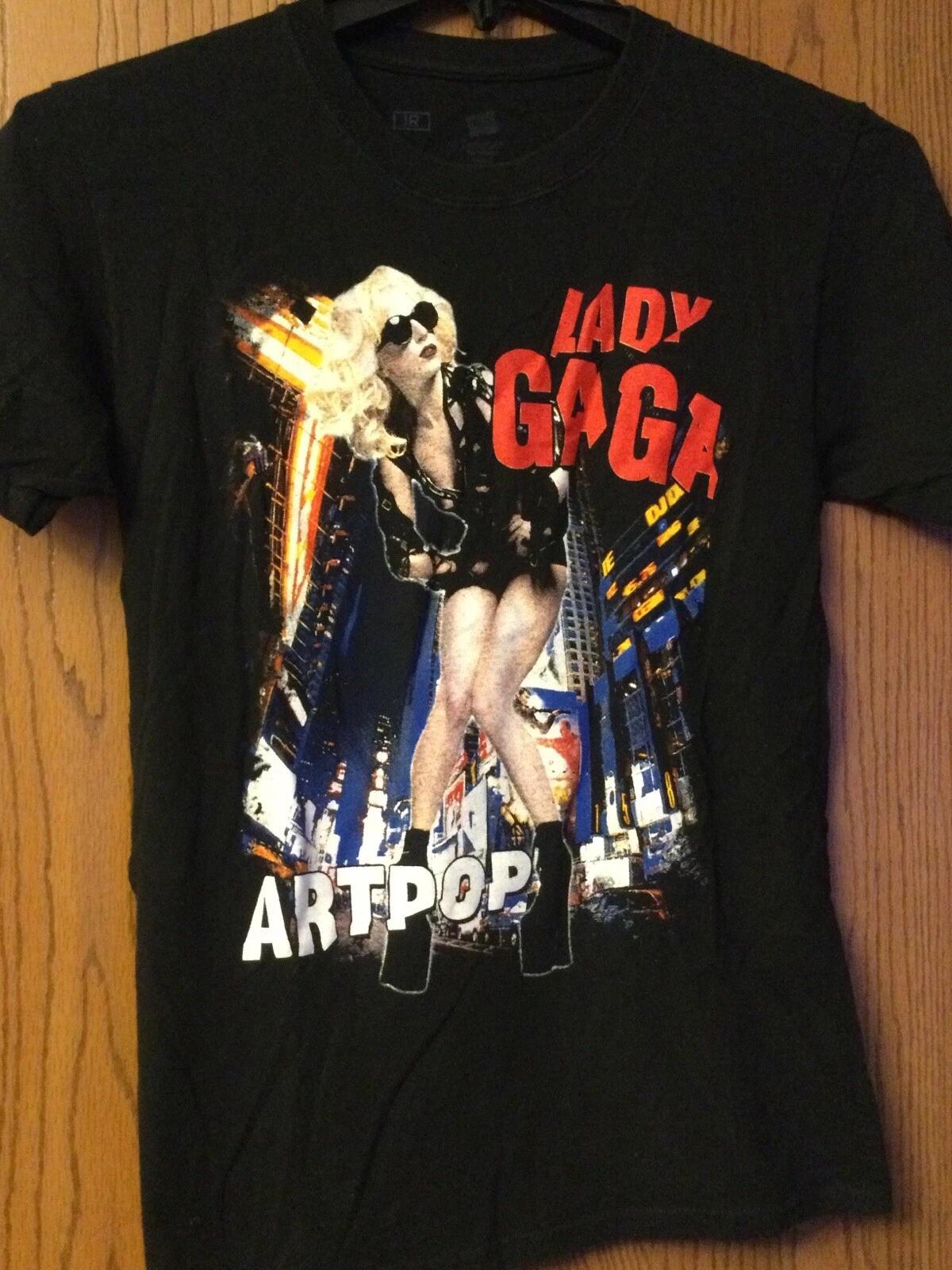 Lady Gaga - “Artpop” Tour 2014 Black Shirt - s - Hanes. 3XL