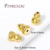 10/20Pcs/Lot 18K Gold Plated Separators For Beads,Metal Spacer Bead,DIY Jewelry Making Supplies,Accessories For Bracelets Beads
