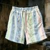Pantaloncini Casual da Donna con Stampa Floreale Retrò Europei e Americani 2025
