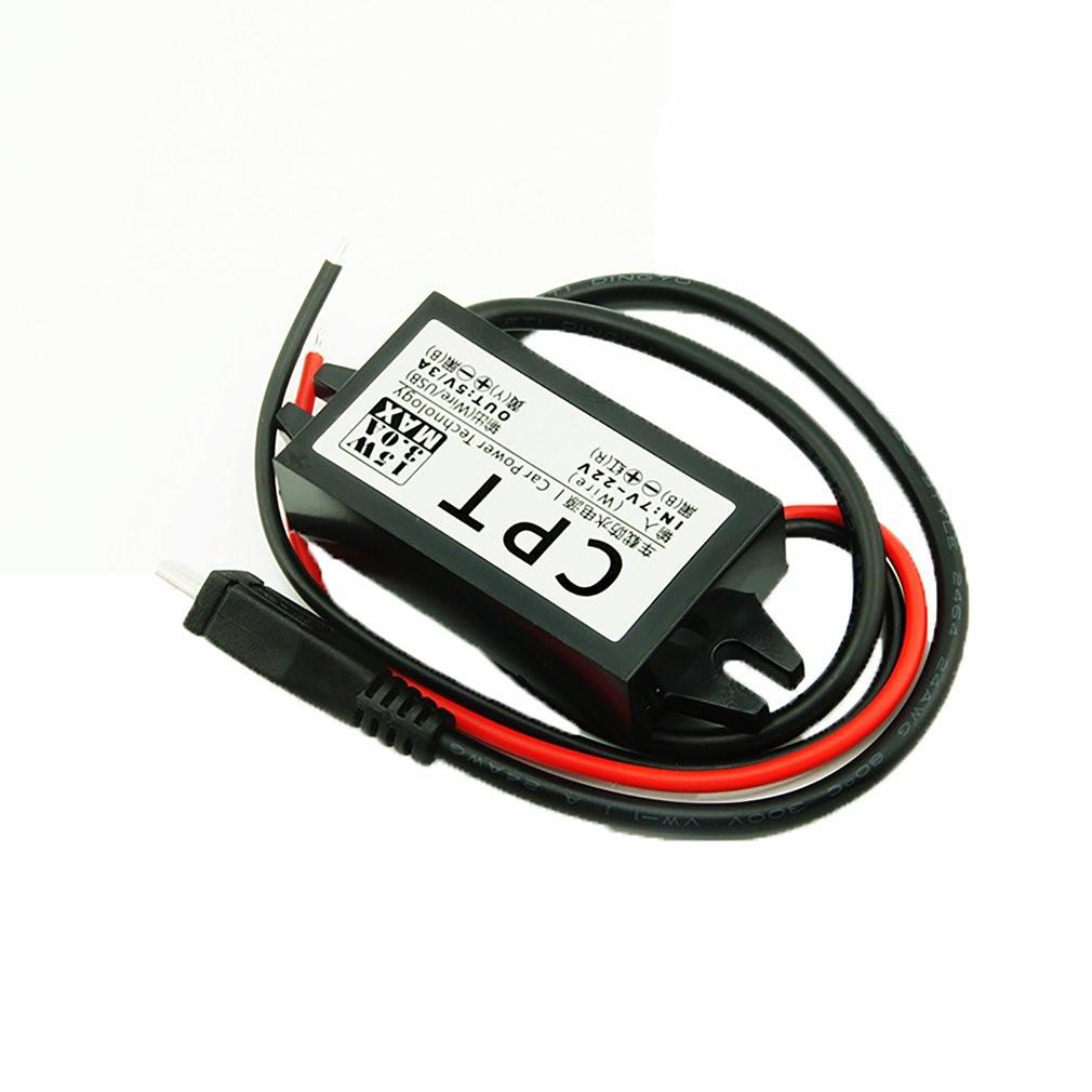 Convertor de Alimentare Auto Ultra-subțire 12V la 5V 3A 15W Modul Buck DC-DC Transformator