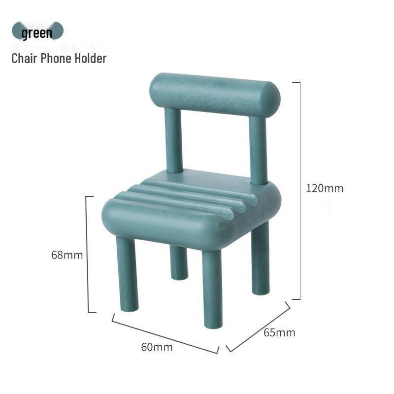 Folding Macaron Chair Phone & Tablet Holder - Portable & Creative Stand