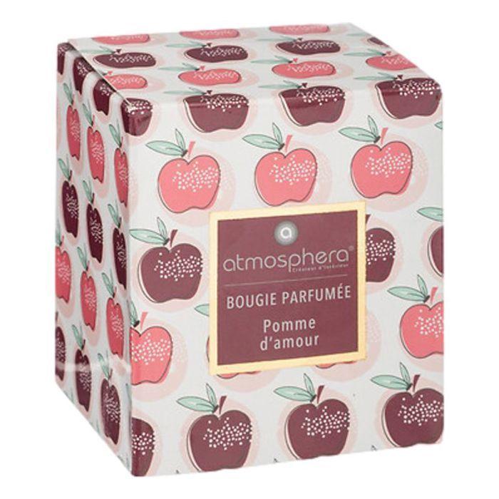 Bougie parfumée "Neda'" 110 g pot verre bois Atmosphera.