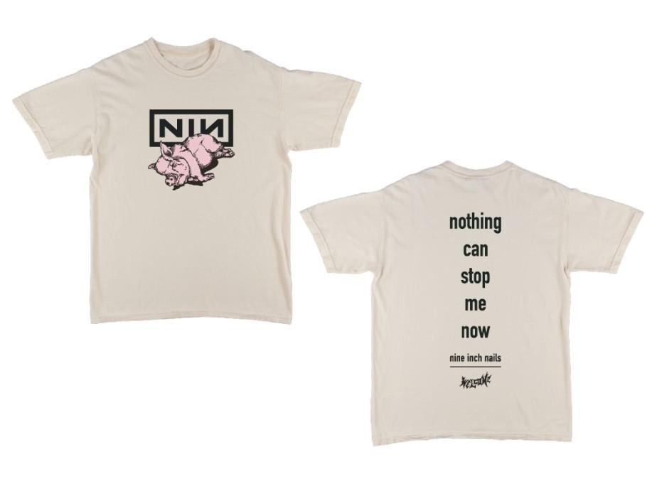 NEW Nine Inch Nails band Nothing Can Stop Me Now 90s T-shirt Size S-5XL Reprint Unisex T-Shirt XL
