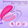 Bærbar fjernkontrollvibrator Voksenseksleketøy for kvinner Par Kvinneseksleketøy G-punktvibrator Klitoris Penisvibratorer med 10 kraftige vibrasjoner