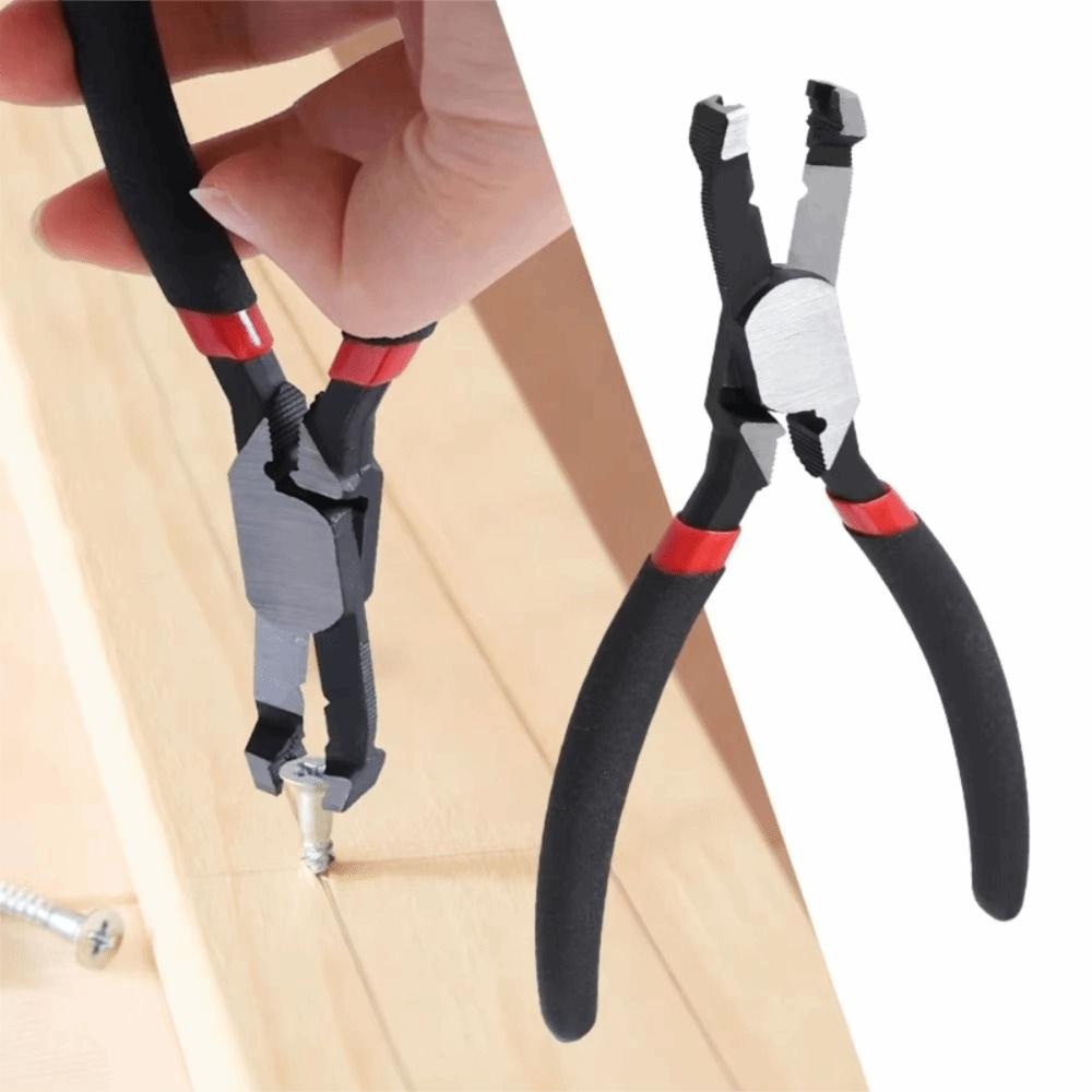 Glue Coated Handle Screw Extractor Pliers Non-Slip Jaws Combination Pliers Home Electrical Repair