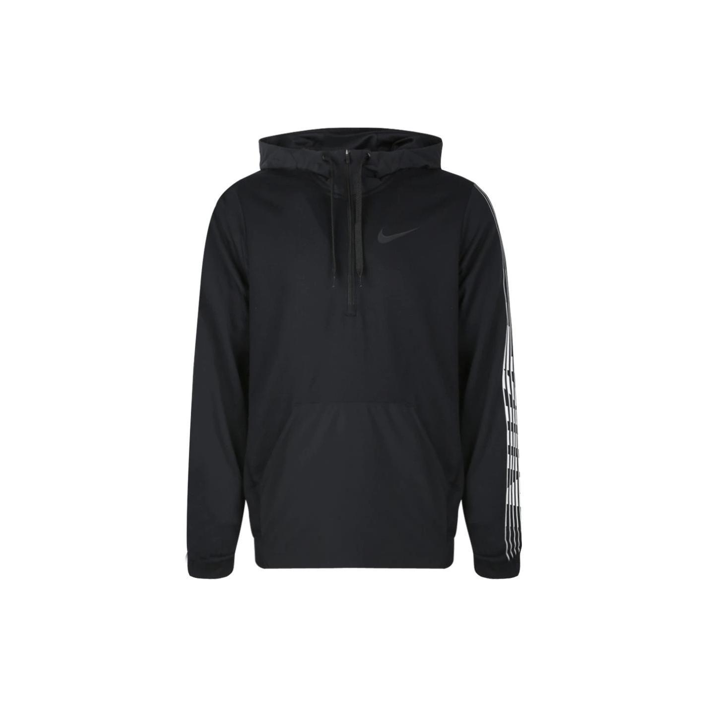 

Nike Свитшот мужской Dri-Fit с принтом полосатого логотипа Черный AQ0399-010 M