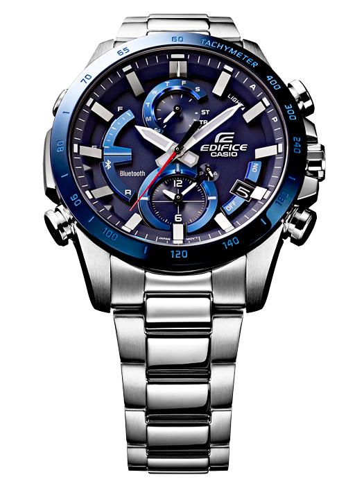Casio Orologio da uomo Edifice in acciaio inossidabile, resistente all'acqua 100M, al quarzo, EQB-900DB-2A