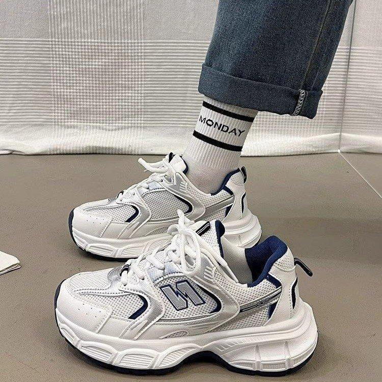 

Women s Fashion Dad Shoes - Thick Soled Mesh Running Sneakers for Students, Breathable Casual Sneakers, Daily Training Shoes 38
