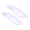 2PCS Front Headlight Glass Clear Cover 4L0941029 4L0941030 For Q7 2006-2015