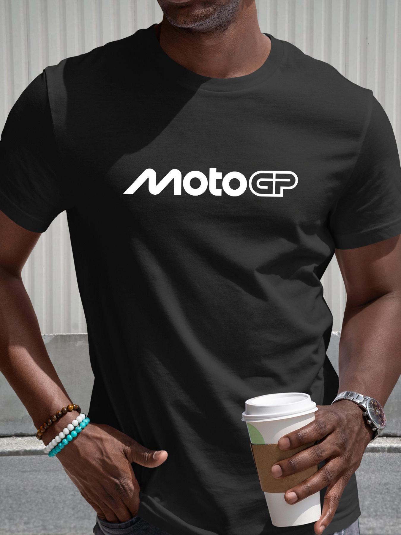 Men s Logo T-Shirt- Motorcycle Racing Design M