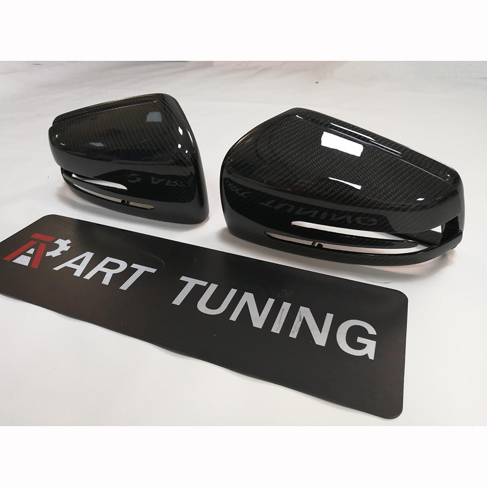 Carbon Fiber Rearview Mirror Cover for Mercedes-Benz A/B/C/E/S/CLA/CLS/GLK/GLA Class/W204/W117.