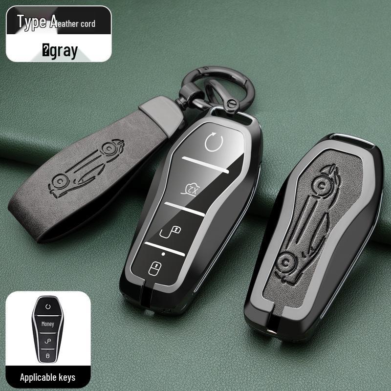 BYD Han, Tang DM, Qin PLUS, Song Pro/Max, Yuan Car Metal Key Case (2021 Model)