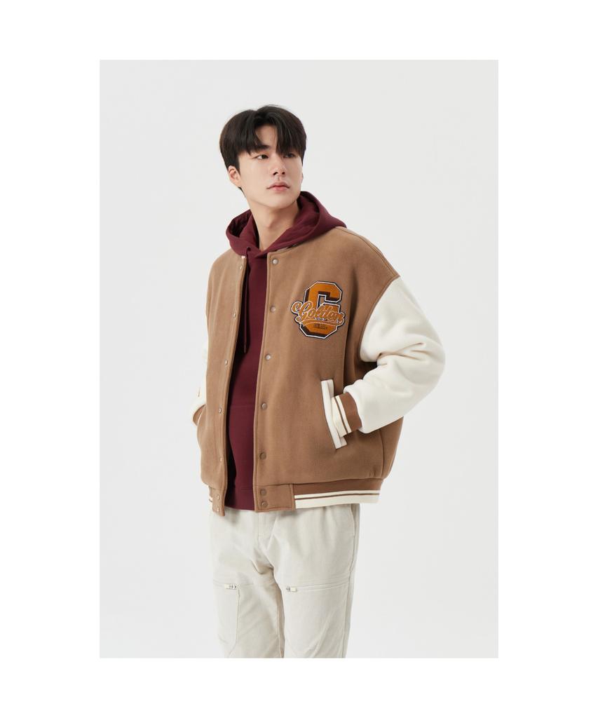 Golden Bear Fleece Varsity Jacket G4Uaw25801Bex