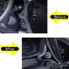 Glossy Piano Black Subtotal Mileage Panel Sticker For Subaru Crosstrek 24+