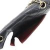 Chanel ChainShoulder Shoulder Bag Matelasse Double Chain Black Lambskin Women Used