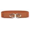 Solid Color Stretch Waistband Waist Defining Women Elastic Belt Dress Belt  Coat Accessories