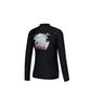 Lenomasuyeongbog Women'S Enjoy Round Rash Guard Black Rn-Cs2F552-Bk