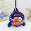 School Bag New Cartoon Hard Shell Small Round Bag Kapibara Cute Eggshell Small School Bag Boys and Girls Snacks Backpack