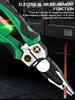 Multifunctional Wire Stripper with Electrical Test Pen Foldable Cable Cutter Crimper Tool, Electrical Folding Pliers for Cutting