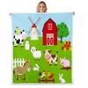 Feelyou Sunflower Fleece Throw Blanket Botanical Floral Plush Blankets and Throws Yellow Sunflower Cows Print Sherpa Blanket for Women Soft
