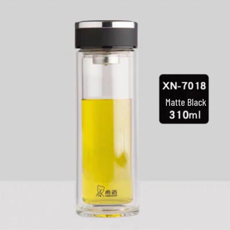 Zhi Shi Double Wall Glass Tea Infuser Bottle
