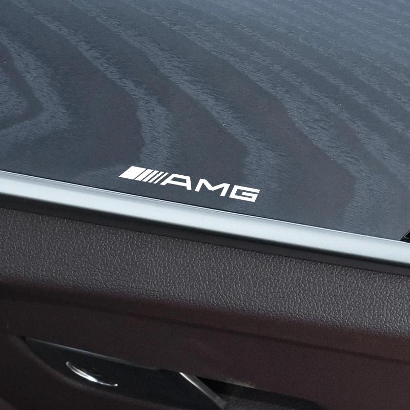 2/5/10 ks Náhodné samolepky do interiéru auta Styling emblému volantu pro Mercedes Benz AMG GLE GLS GLC CLA GLB ML W204 W206 W205 W212 W203