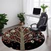 1PC Skull Tree Office Round Area Rug,  Mat Suitable ForOffice, Under Office Chairs Bedroom Living Room Home Decor, Room Deco