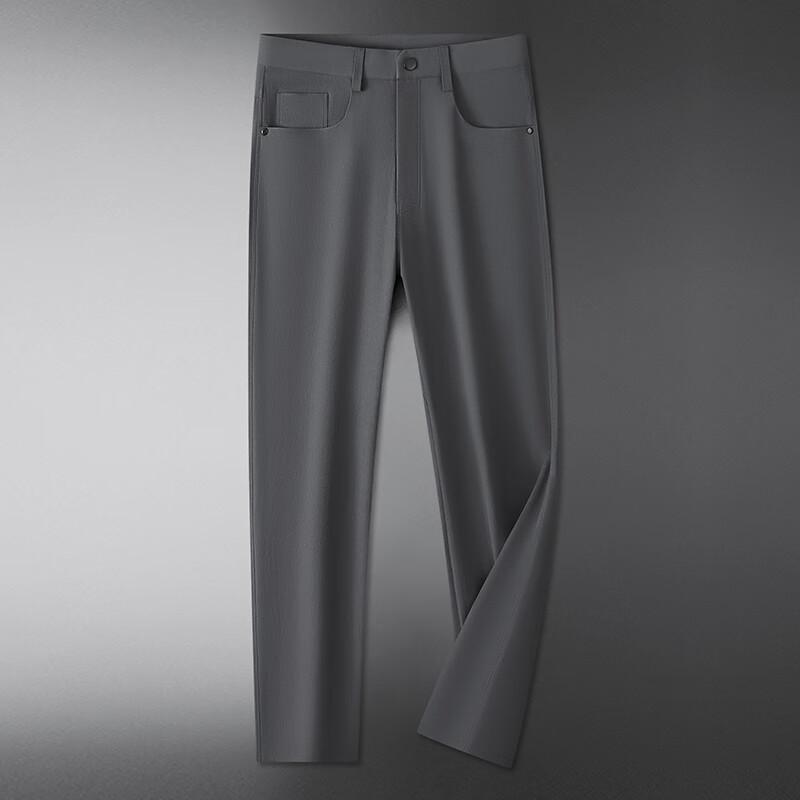 Men's Plus Size Lightweight Stretch Straight-Leg 3-Proof Casual Pants