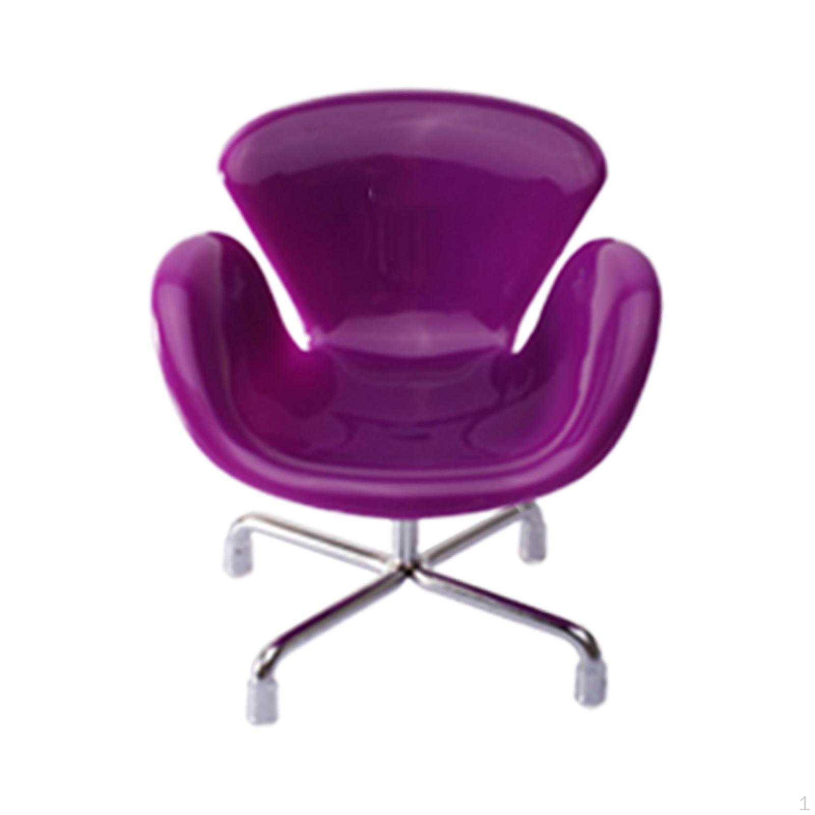 

Miniature Dollhouse Chair for Imaginative Play Фіолетовий