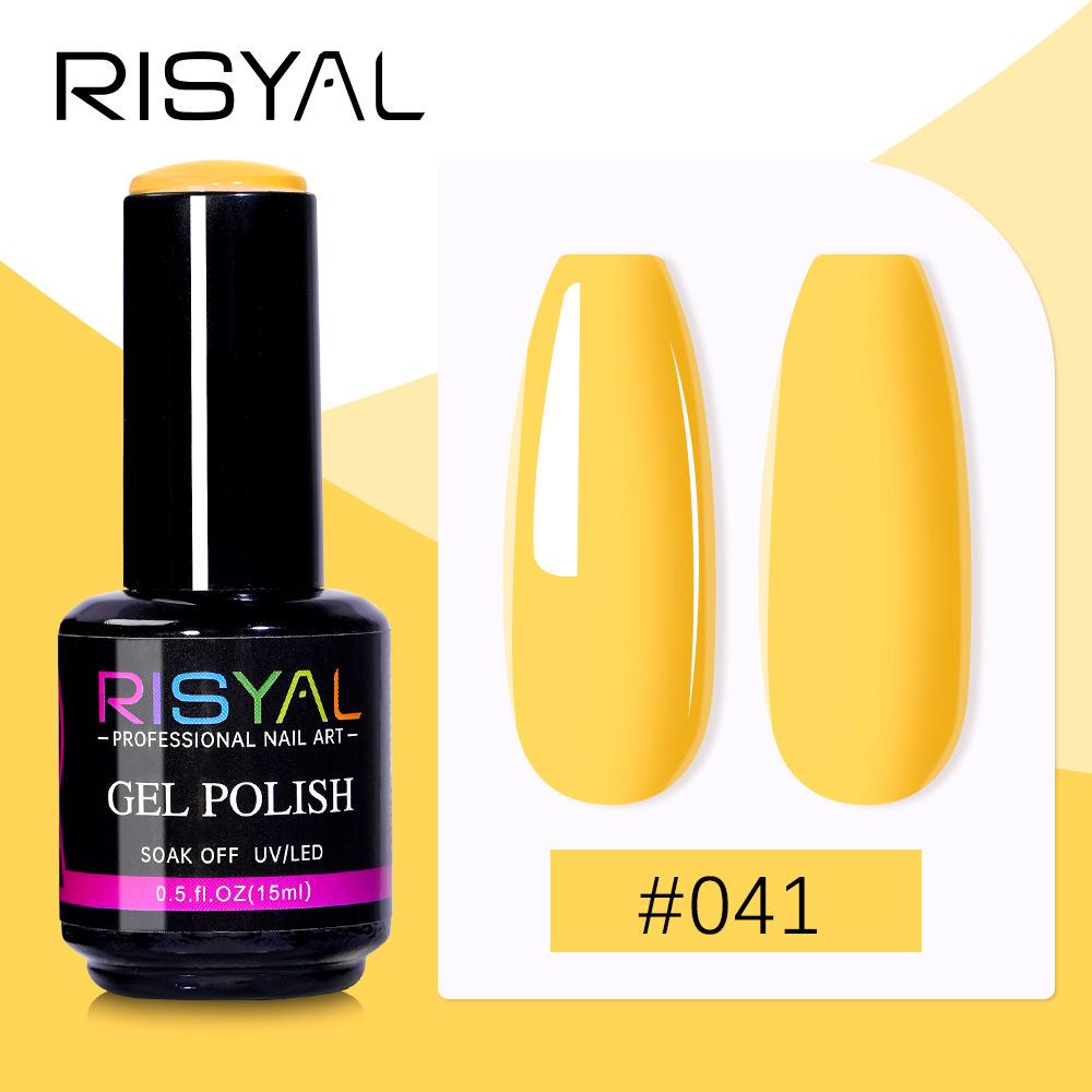 Gel galben de lac de unghii