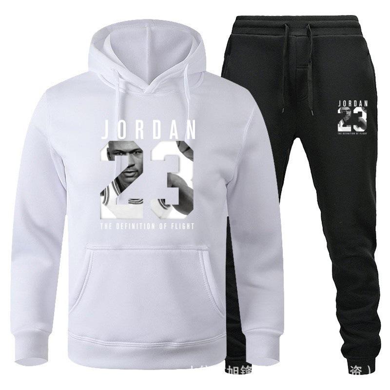Trendy Hoodie With Velvet Men Women Loose Set