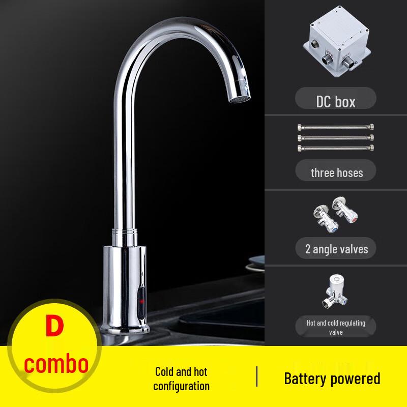 CHZJYITE Automatic Sensor Hot & Cold Basin Faucet