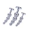 Metal Curved Anus Butt Plug,4 Beads Stimulating Anal Plugs Sex Toy, Prostate Massage,Analplug Buttplug Butplug With Jewelry Base