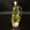 3pcs Led Mini Christmas Tree Desktop Decoration Ornaments Photography Props With Colorful Lights For Home