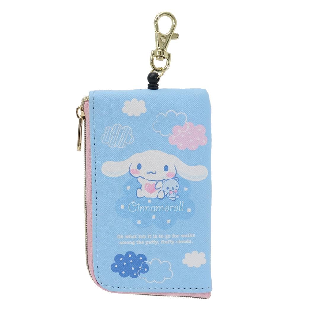 

K Company Sanrio Characters Cinnamoroll Pass Case with Key H130 x W85 x Case, D15mm, CKPS1-CN
