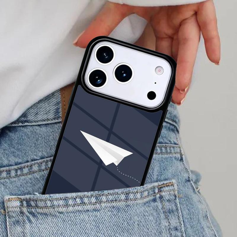Travel the world paper plane aircraft Phone Case for iPhone 17ProMax 12 13 14 15 16e 17 Pro Max Plus Air Cover