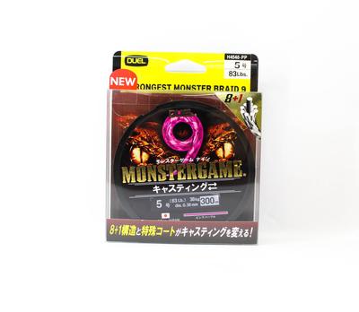 Yo Zuri Μονομάχος Γραμμή P.E Monster Game X9 Casting Ροζ 300μ P.E 5 (0615)