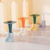 4pcs Cute DIY Round Toe Trash Bin Insoles Adhesive Tissue Box Small Feet Decoration Detachable Punching Free Storage Box Insole