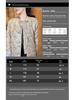 Women's Elegant Silk Jacquard Tang Suit Coat with Round Collar and Button Closure