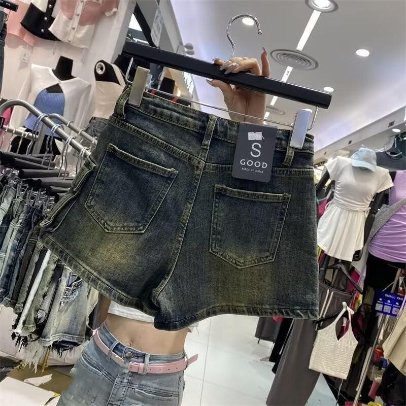 Design-sensual Jeans Skirt for Women New High-waisted Slim Retro Hot Girl Hip Jeans Skirt for Women