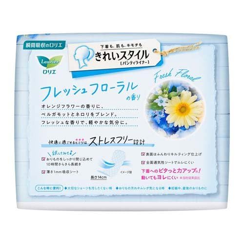 Laurier Kirei Style Fresh Floral Scent, 72 sheets x 2 packs, includes Kao original tissues