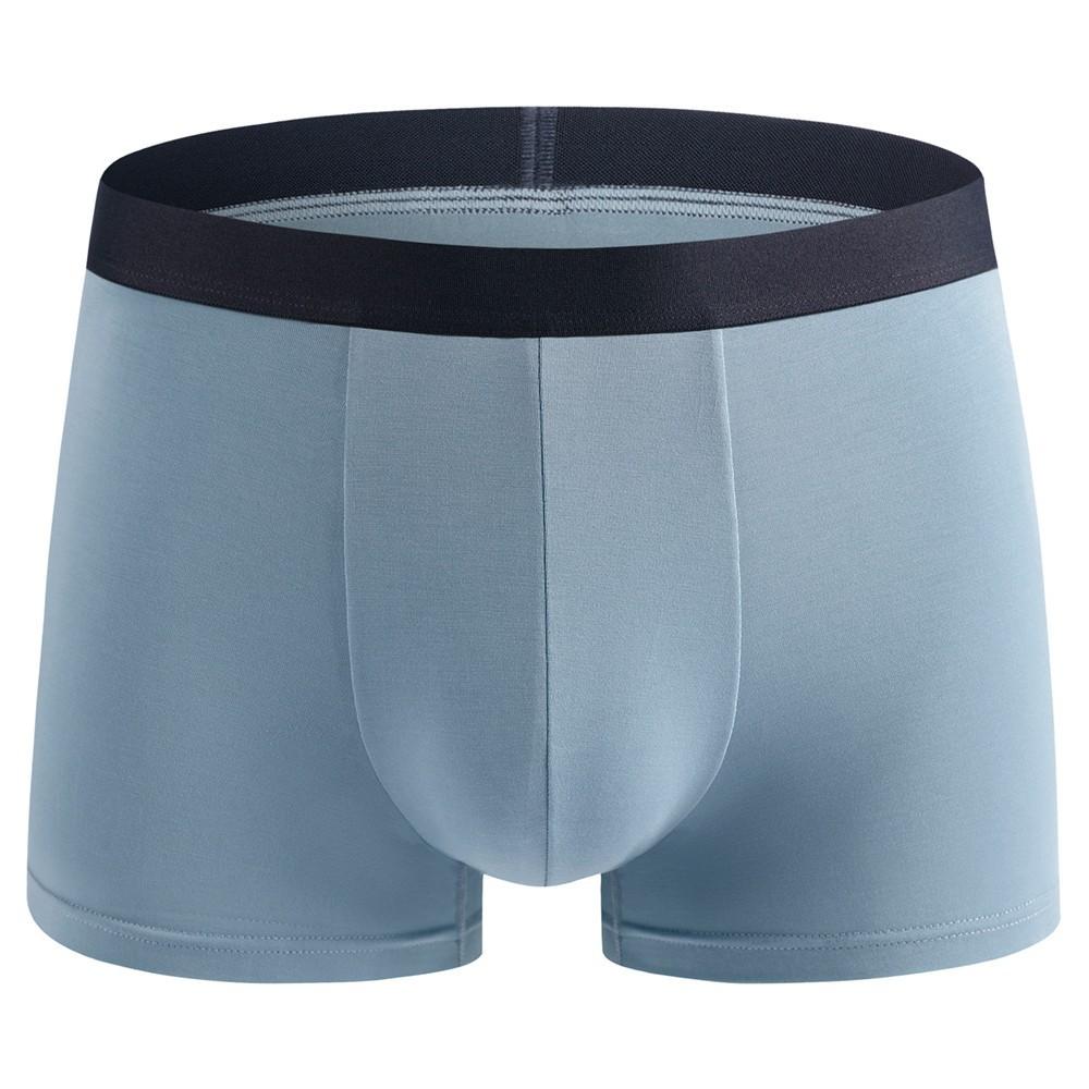 Plus-size Men's Spring and Summer Modal Sports Breathable Mid-waist Briefs