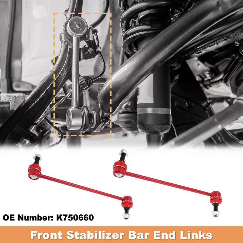 UXCELL No.K750660 2pcs Front Sway Bar Links Stabilizer Link Kit for Buick LaCrosse Regal for Chevrolet Impala Malibu