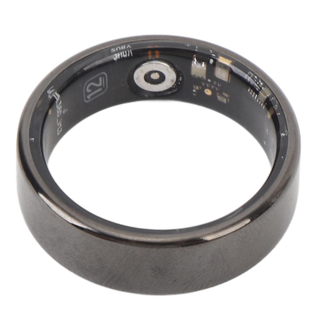 Smart Health Ring Step Counter Bluetooth 5.1 IP68 Water Resistant Magnetic Charging Fitness Tracker