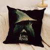 The L-Lord Of The R-Rings Movie Cushion Cover Pillowcase Ultra Soft Skin Friendly Fabric Cloud Like Comfort & Concealed Zipper