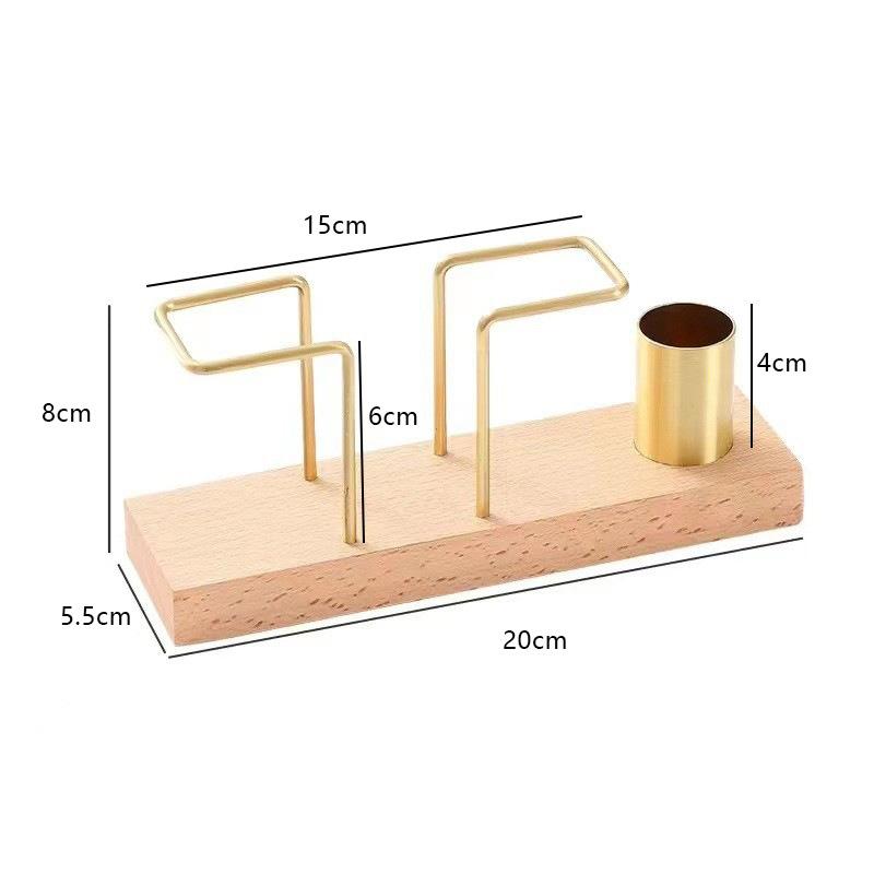 Desktop Organizer Tableware Supplies Wood Tissue Paper Holder Napkin Holder Brass Tissue Box Storage Toothpick Box