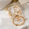 Mermaidcore Ocean Aesthetic Chic Stacked Bracelets Set Women 5Pcs Starfish Cowrie Shell Layered Bangle Beach Party Charm Jewelry